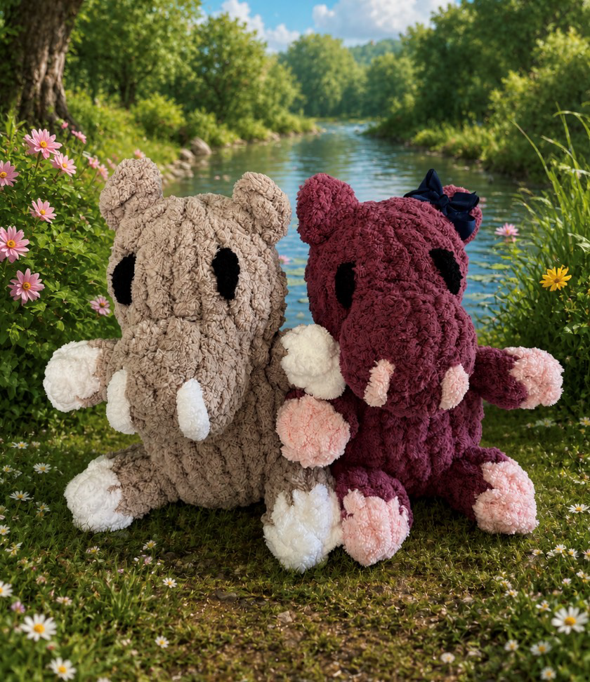 Hippopotamus Plushie