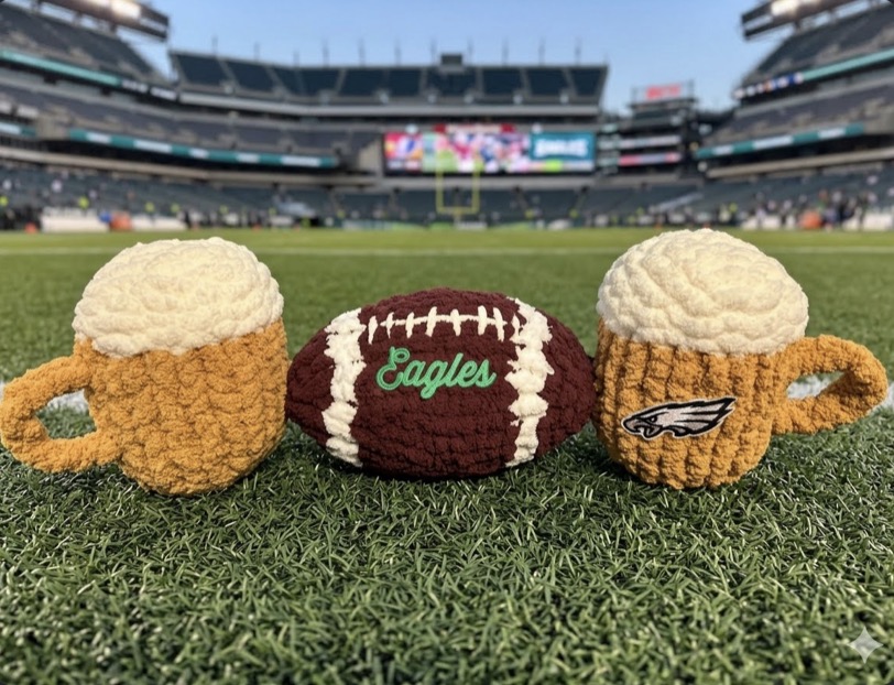 Beer Mugs & Football